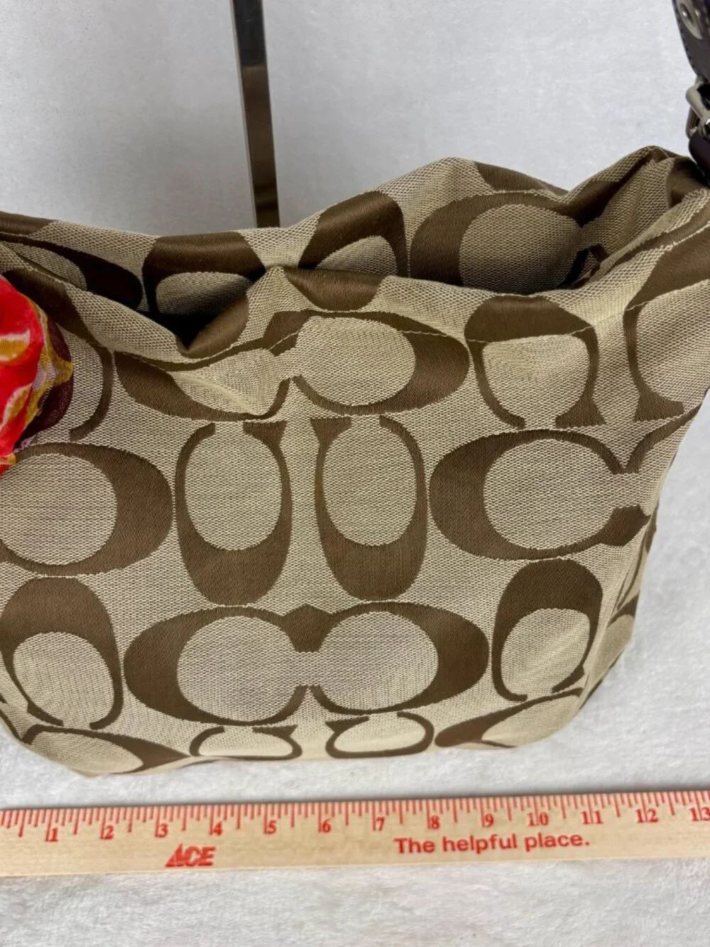 Coach Vintage Y2K Signature Canvas Hobo